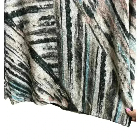 Soft Surroundings Daybreak Women's Top Long Sleeve Stripe Knit Multicolor Medium - Picture 8 of 9